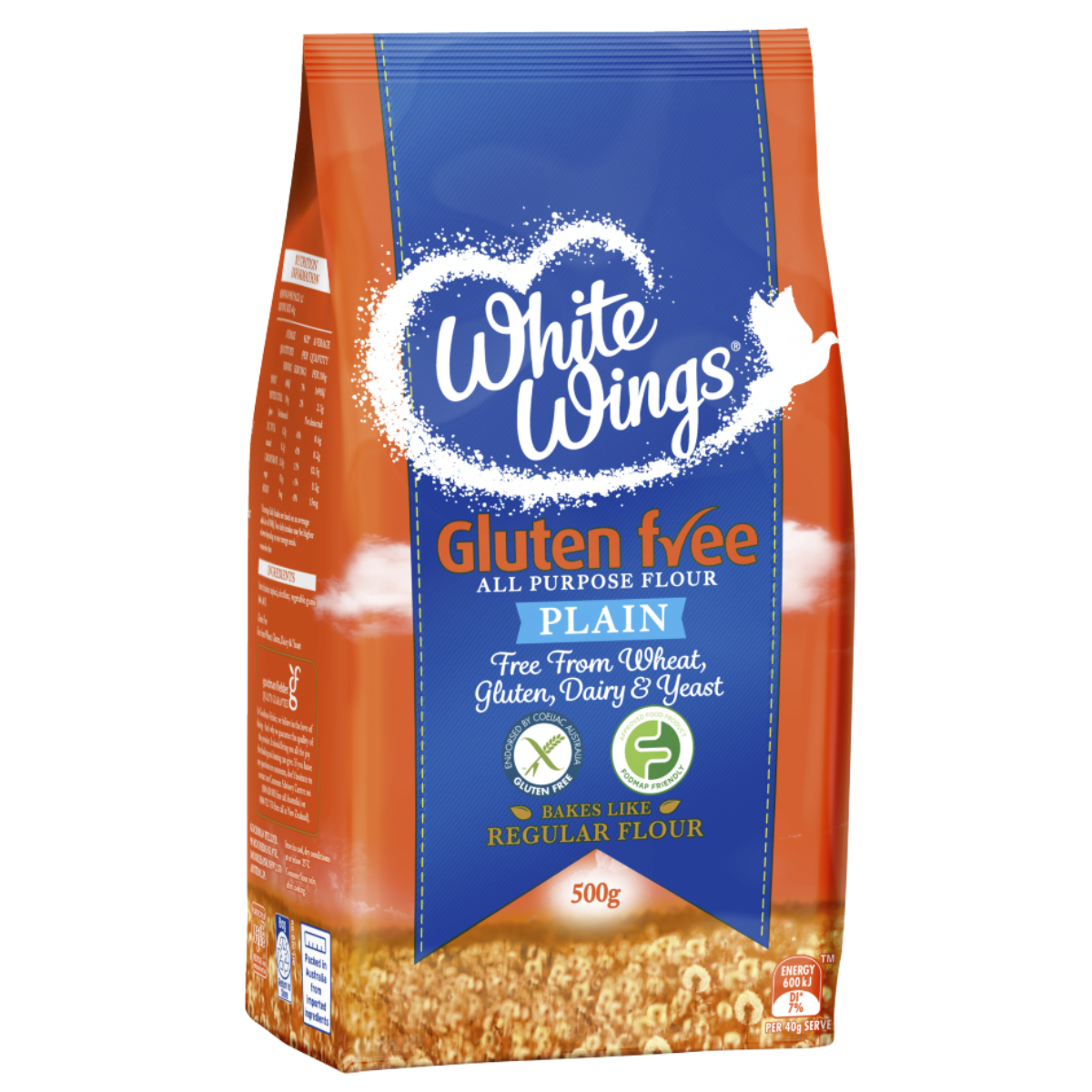 White Wings Plain Flour Gluten Free 500g