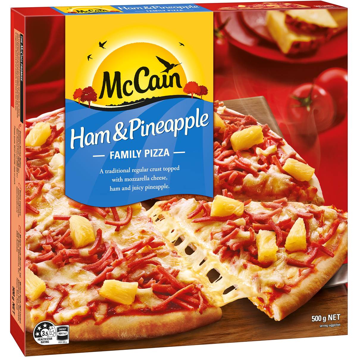 Mccain Pizza Ham and Pineapple 500g