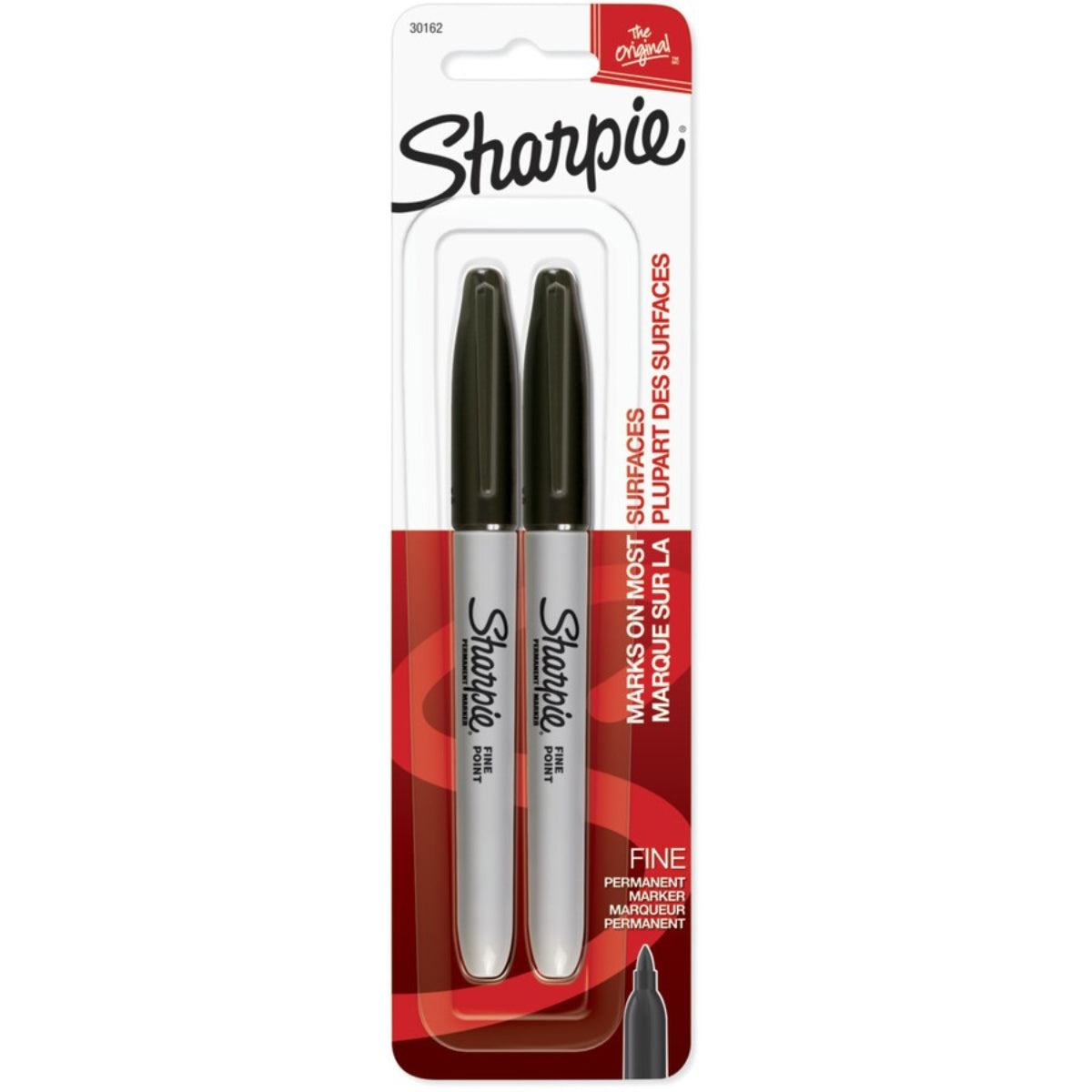 Sharpie Fine Point Permanent Marker Black 2 Pack