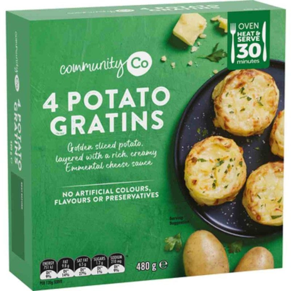 Community Co Potato Gratin 480g