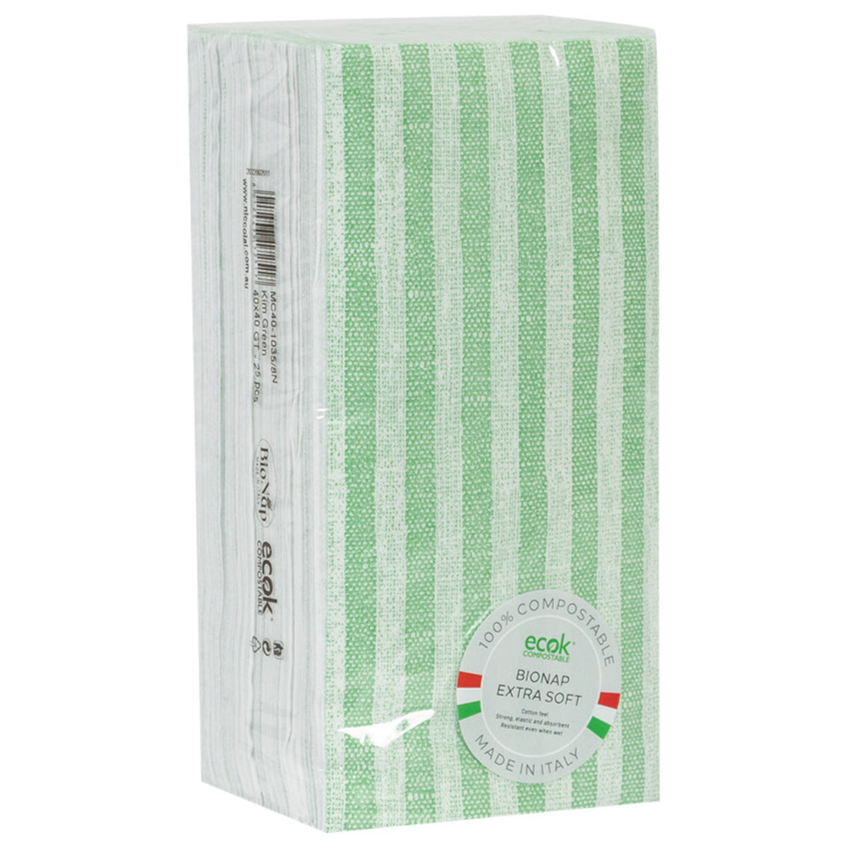 Bionap Serviettes Kim Green 25 Pack