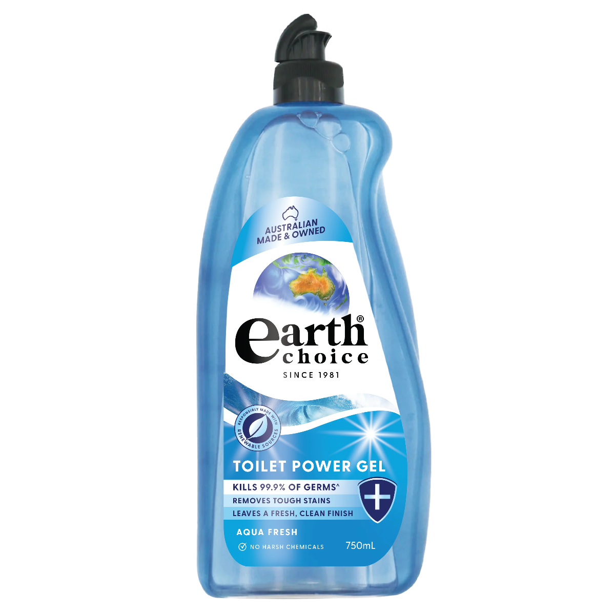 Earth Choice Toilet Power Gel Aqua 750ml