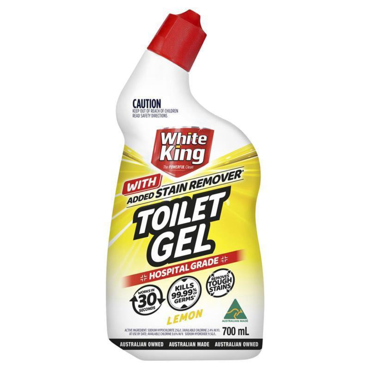 White King Toilet Gel Lemon 700ml