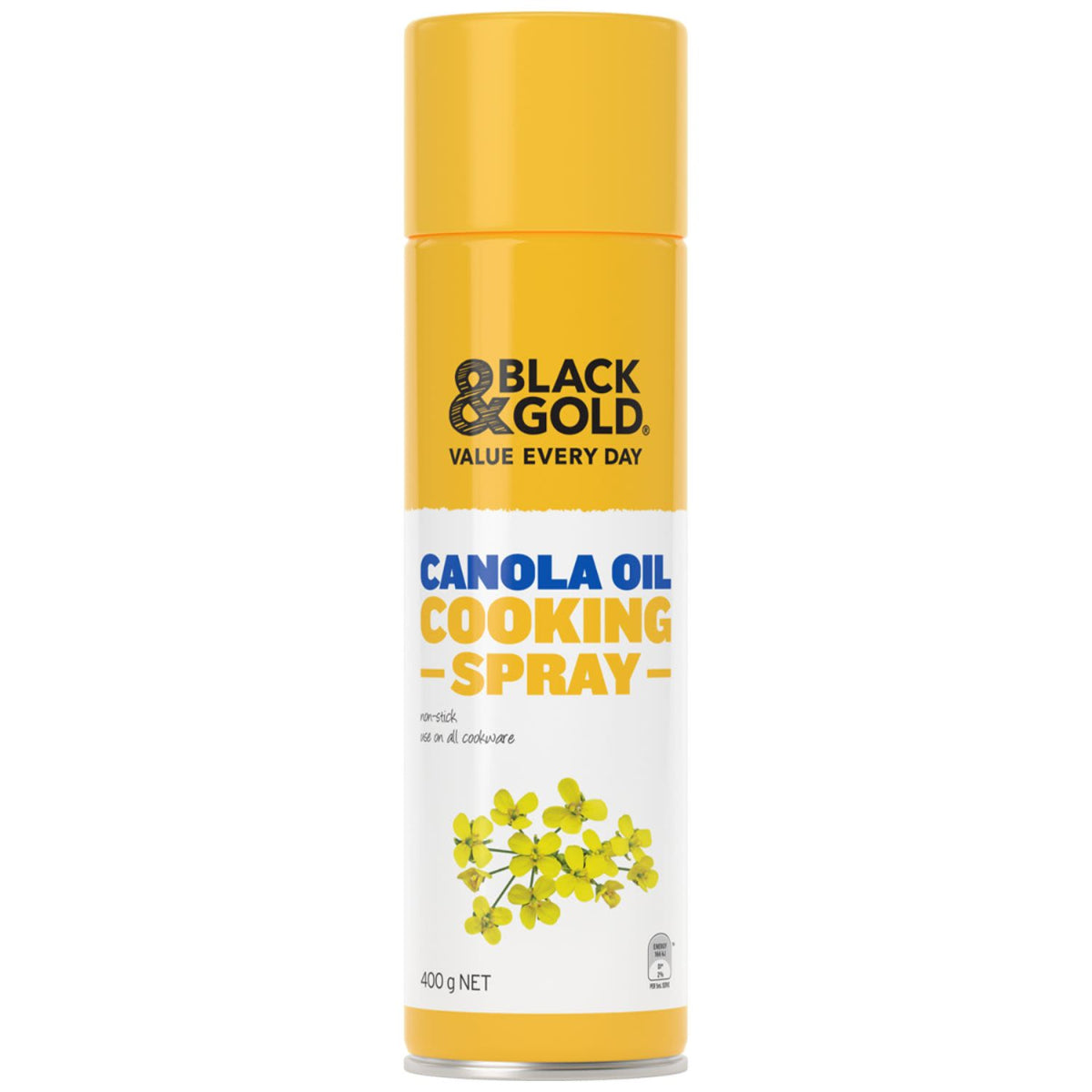 Black & Gold Canola Oil Cooking Spray 400g