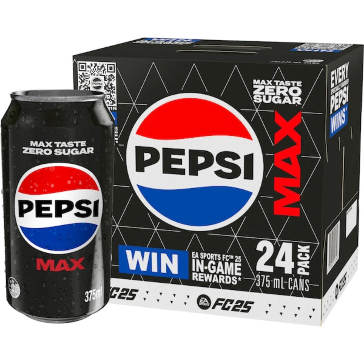 Schweppes Pepsi Max Cans - 375ml x 24 Pk