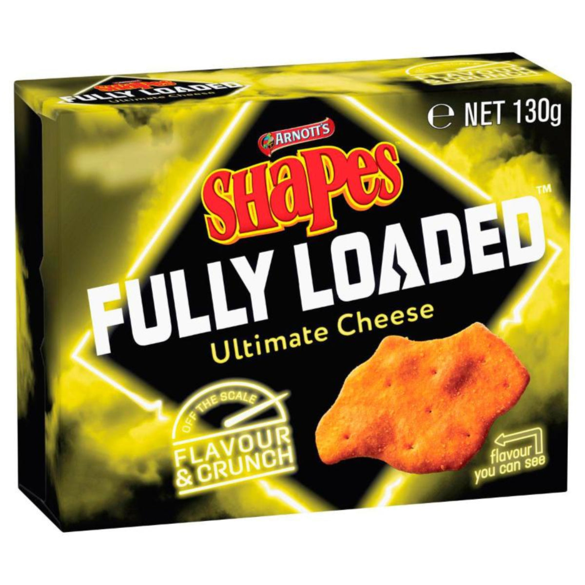 Arnott's Shapes Loaded Ultimate Cheese 130g