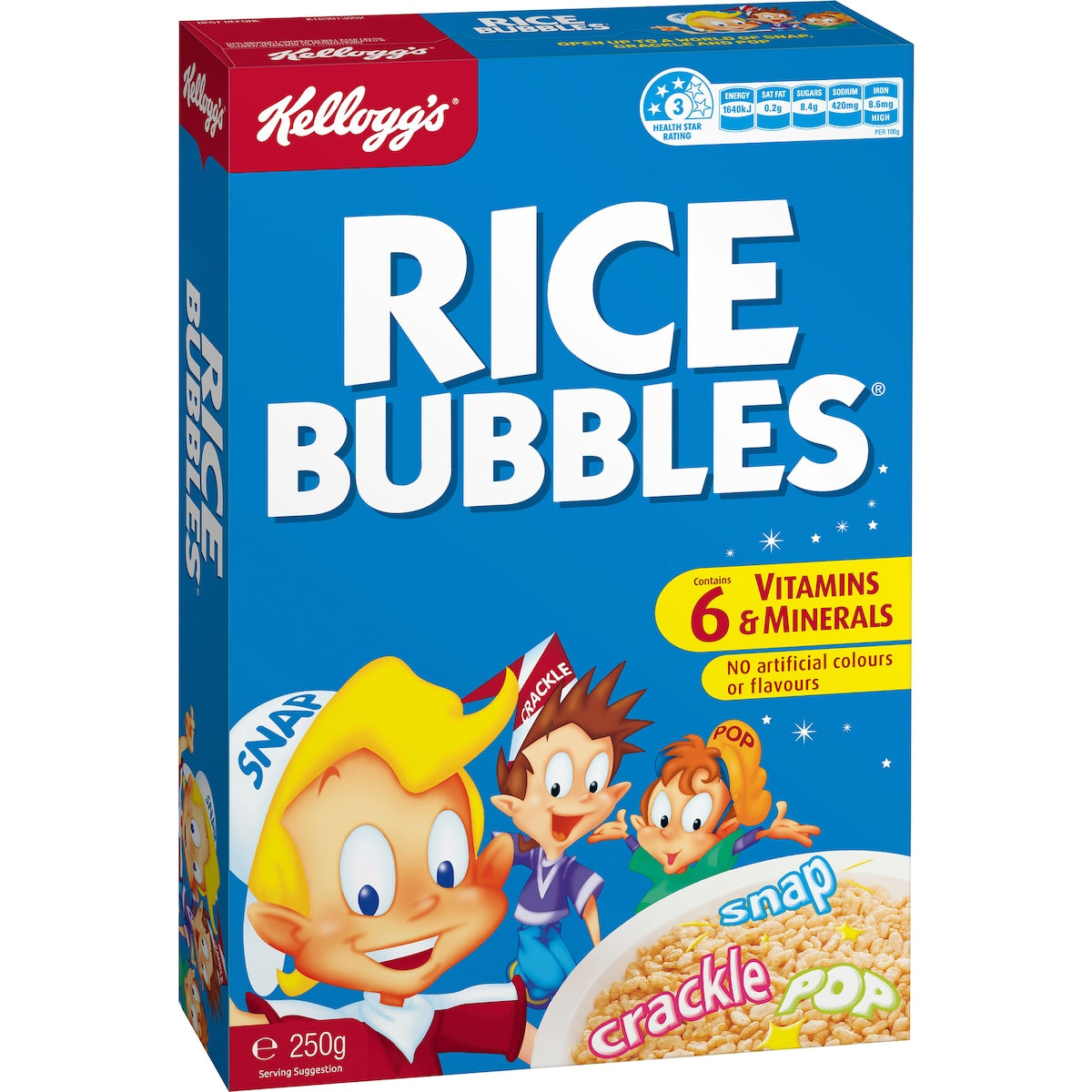 Kellogg's Rice Bubbles 410g