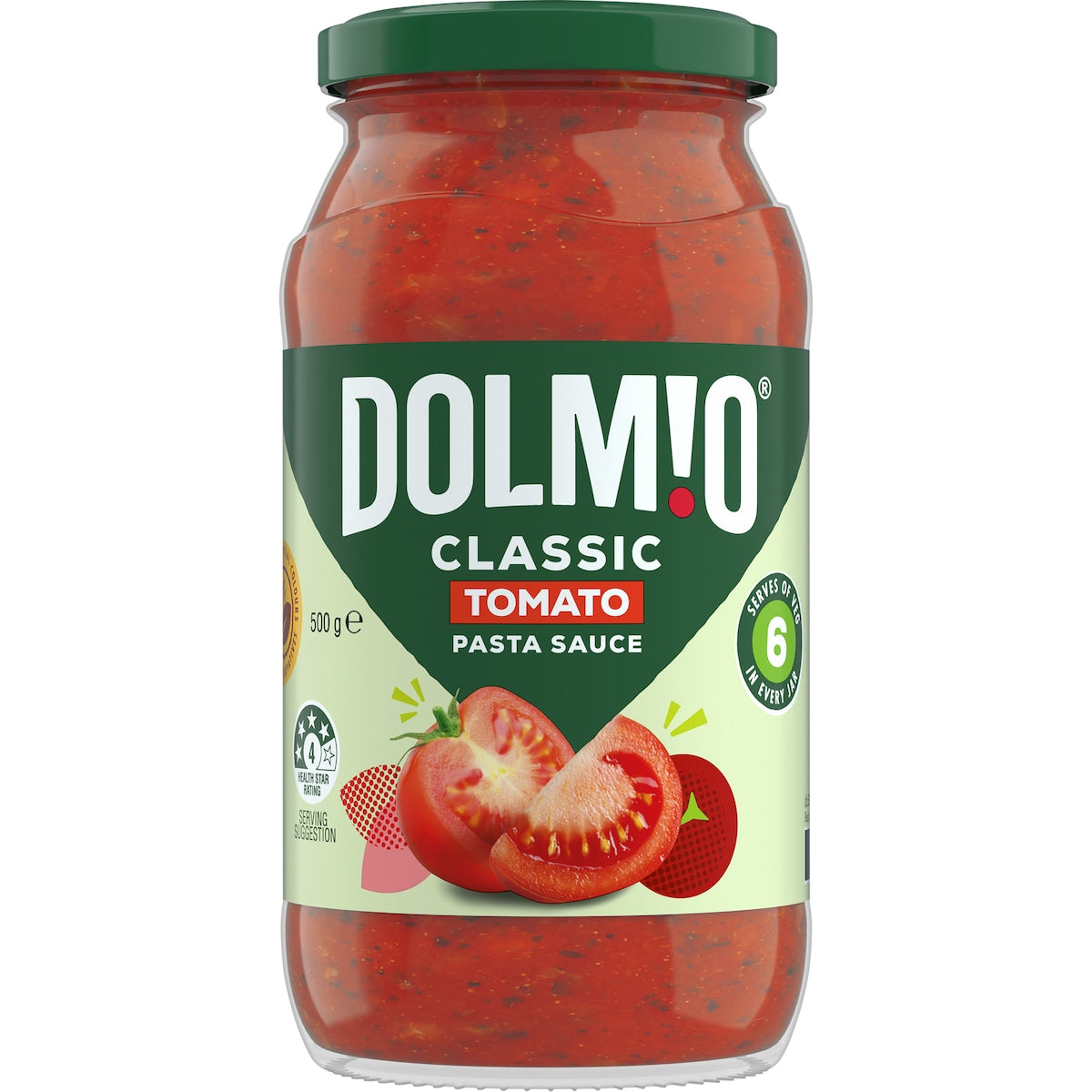 Dolmio Traditional Recipe Classic Tomato Pasta Sauce 500g