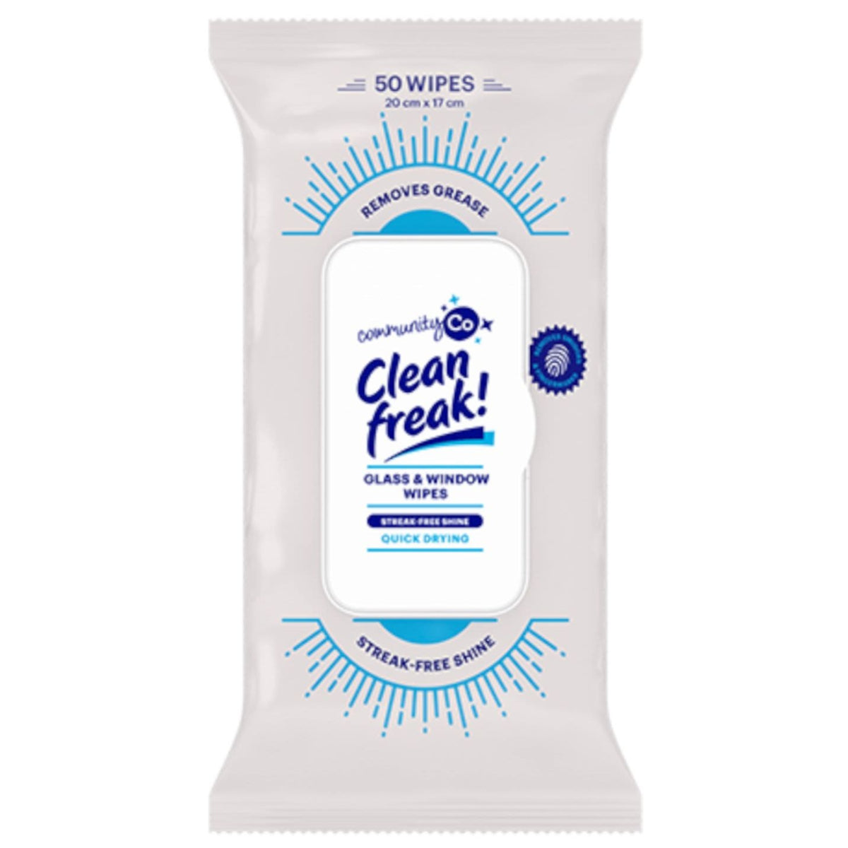 Community Co Clean Freak Bathroom Wipes 50 Pack