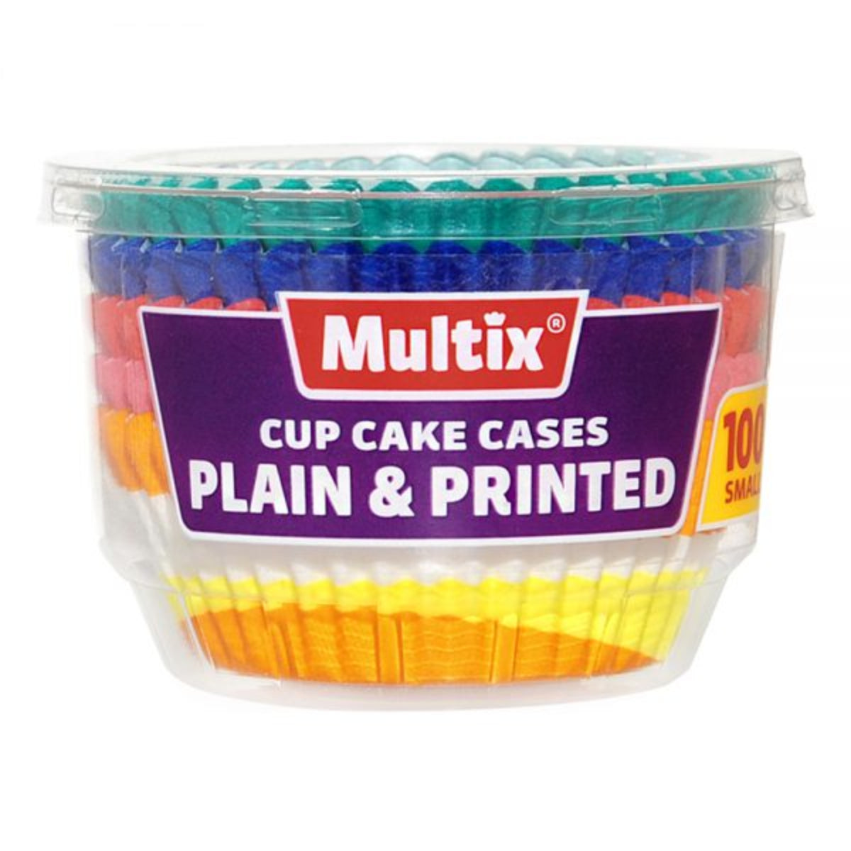 Multix Cup Cake Cases Pl/Printed 100 sm