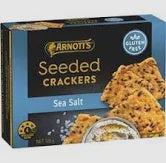 Arnott's Seeded Crackers Sea Salt 100g