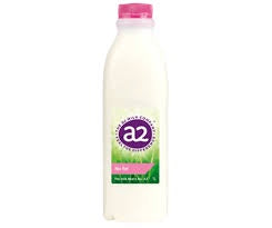 A2 Milk No Fat Bottle 1L