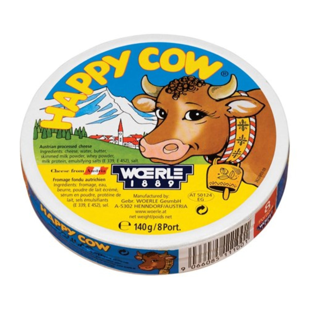 Happy Cow Cheese Triangles 140g