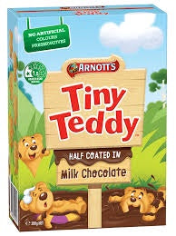 Arnott's Tiny Teddy Half Coated Chocolate Biscuits 200g