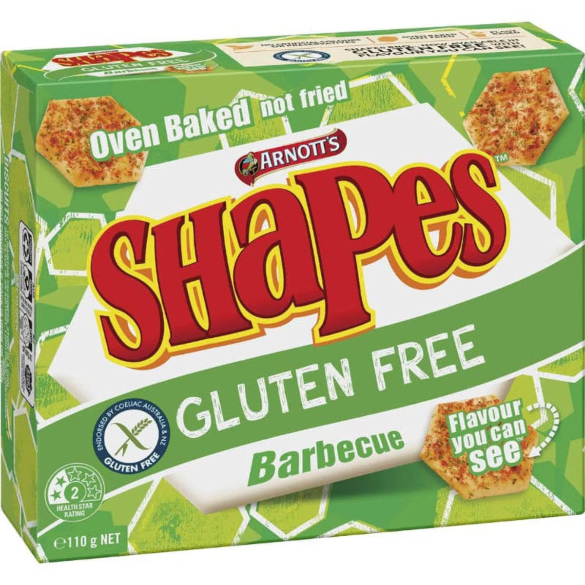 Arnott's Gluten Free Shapes Bbq 110g