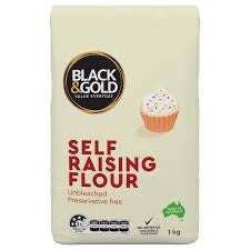 Black & Gold Self Raising Flour 1kg