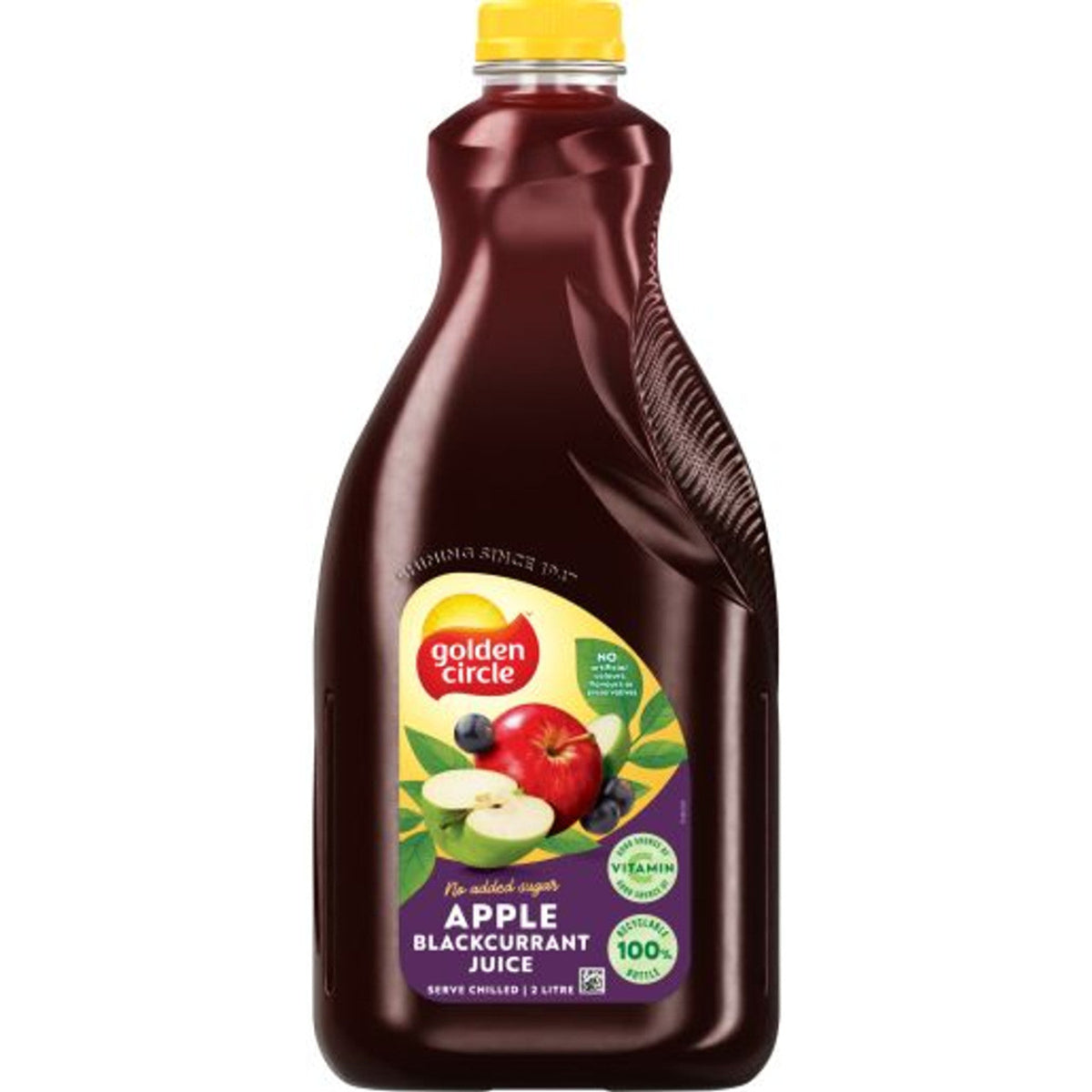 Golden Circle  Apple Blackcurrant Juice  100% 2L