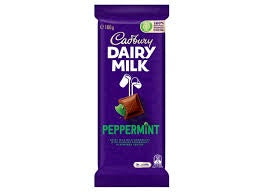 Cadbury Block Dairy Milk Peppermint Chocolate 180g