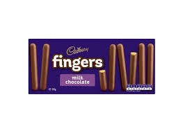 Cadbury Fingers Milk Chocolate Biscuits 114g