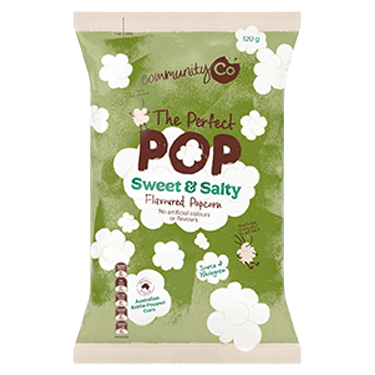 Community Co Popcorn Sweet & Salty 120g