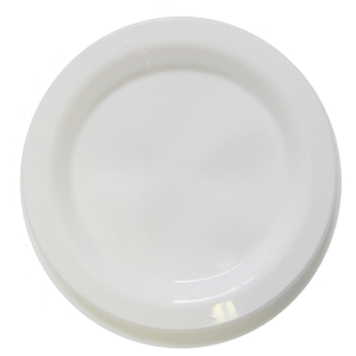 Reusable Dinner Plate Round  White 260mm  50/pack