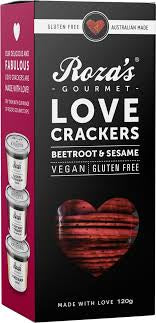 Roza's Gourmet GF Wafers Beetroot 120G