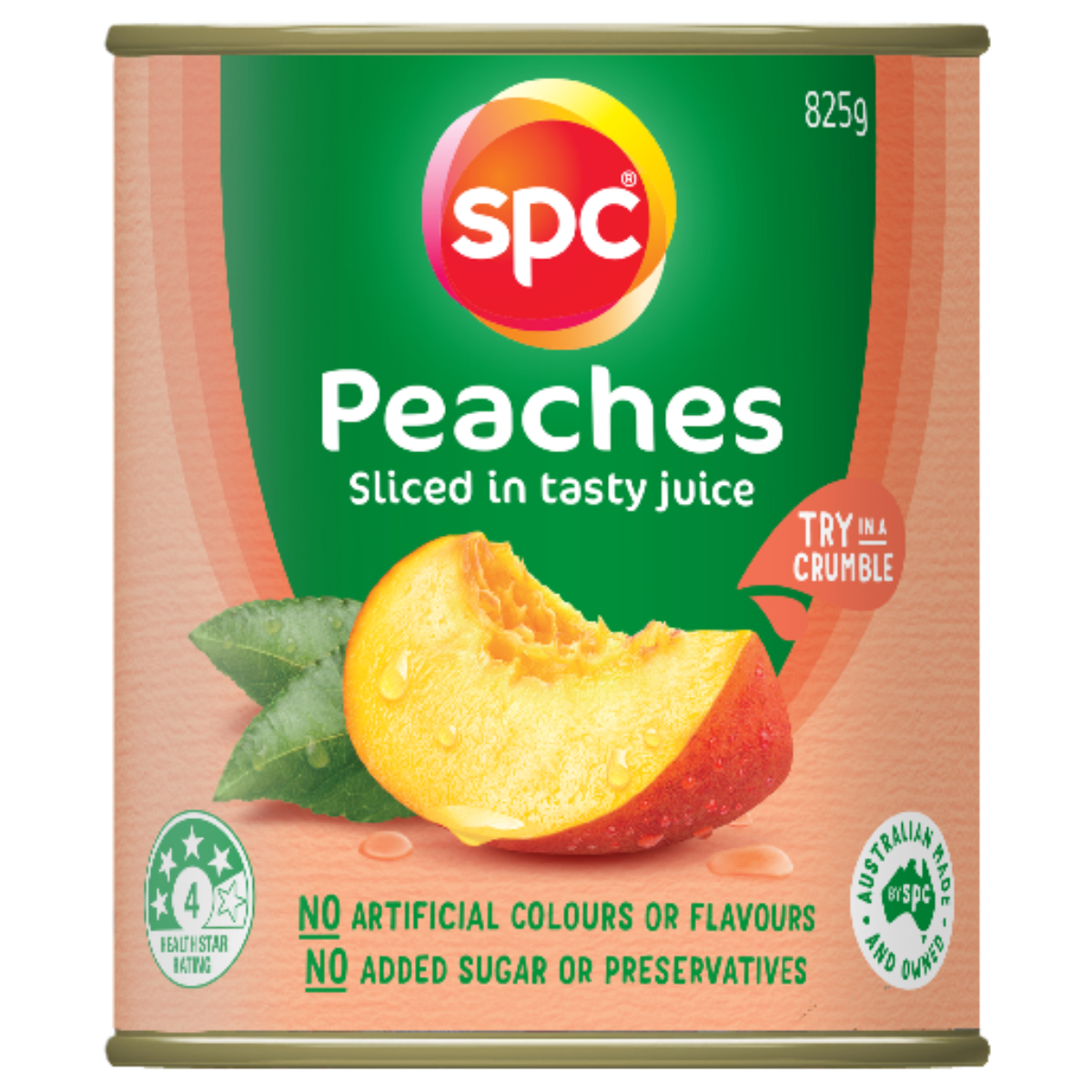 SPC Peaches Sliced in Natural Juice 825g