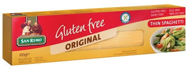 San Remo Gluten Free Thin Spaghetti 350g