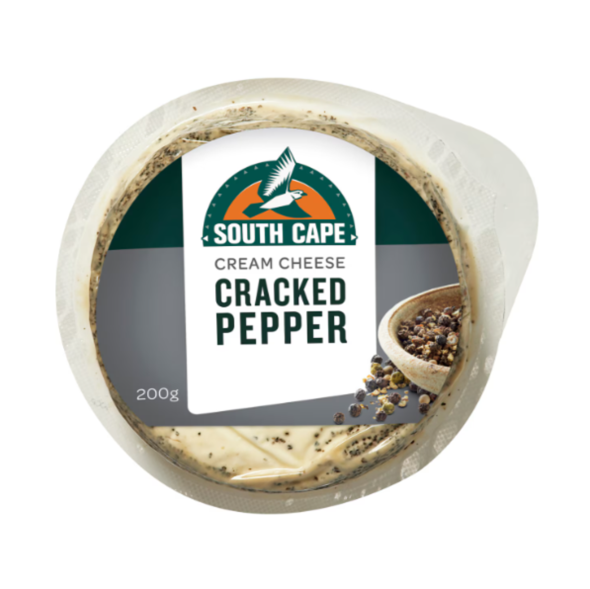 South Cape Cream Cheese Cracked Pepper 200g