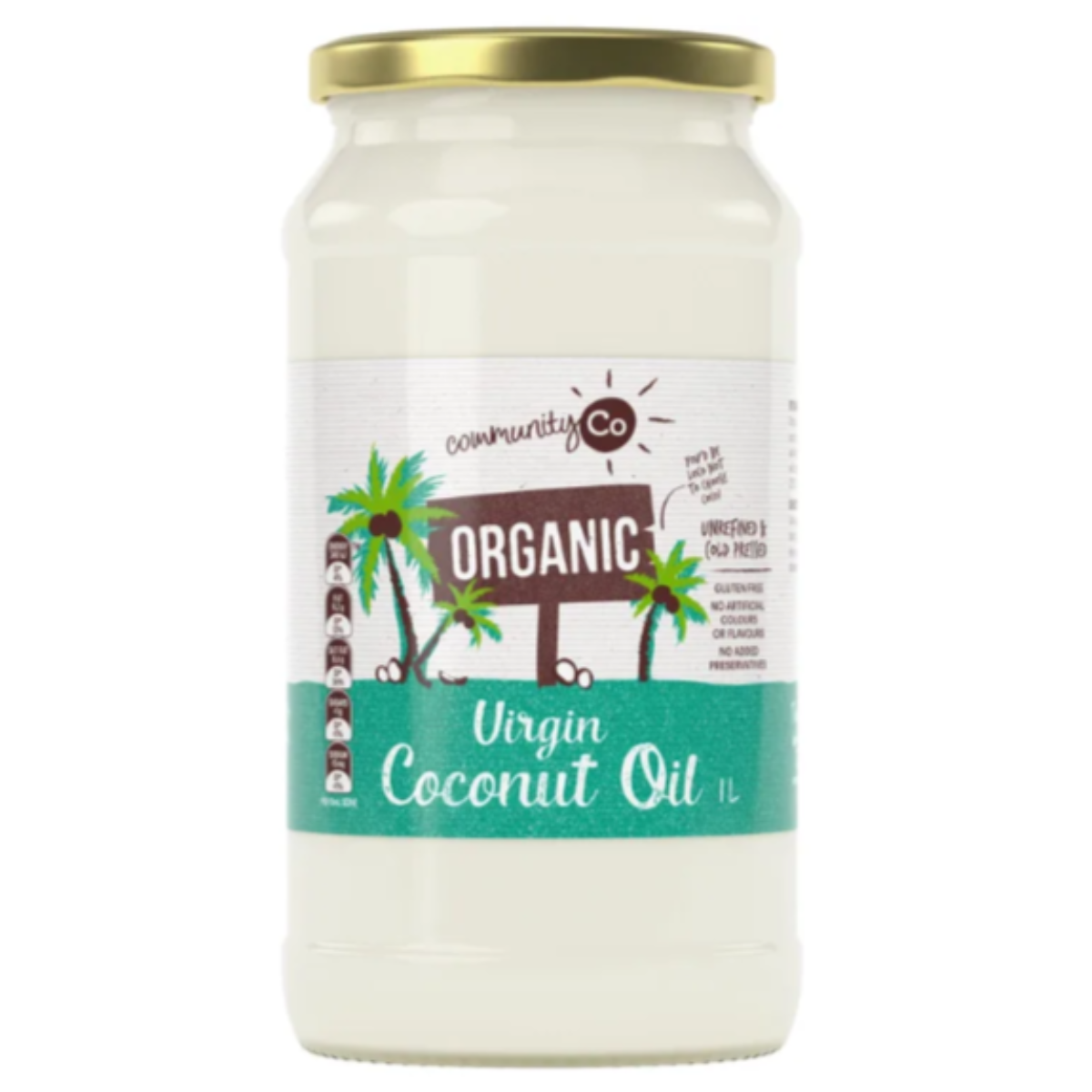 Community Co Organic Virgin Coconut Oil 1L