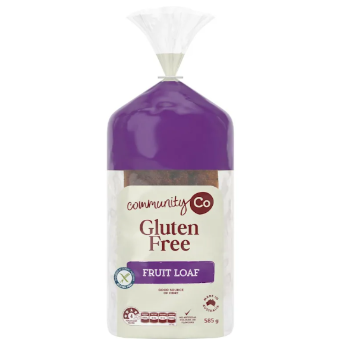 Community Co Gluten Free Sliced Fruit Loaf 585g