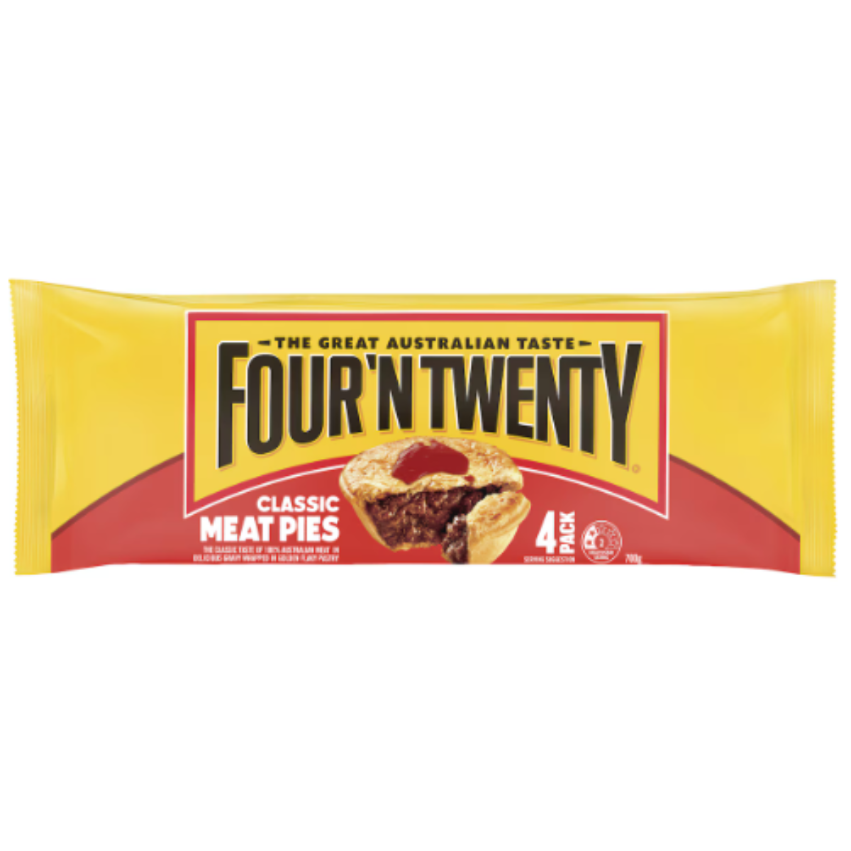 Four'N Twenty Meat Pie 4 Pack 700g