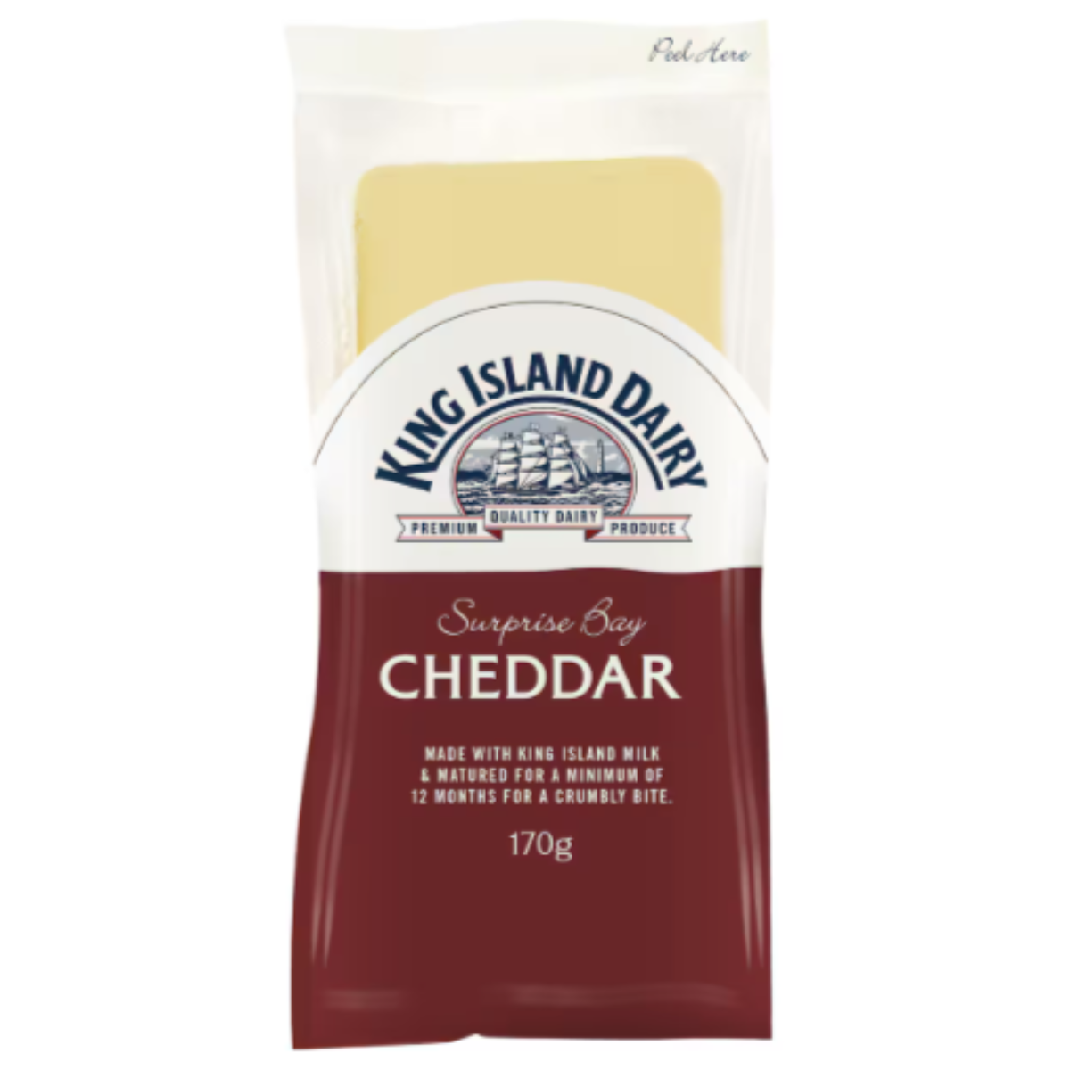 King Island Cheddar Surprise Bay 170g