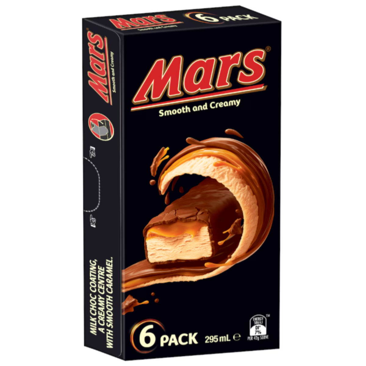 Mars Chocolate Smooth Creamy Ice Bar 6 Pack