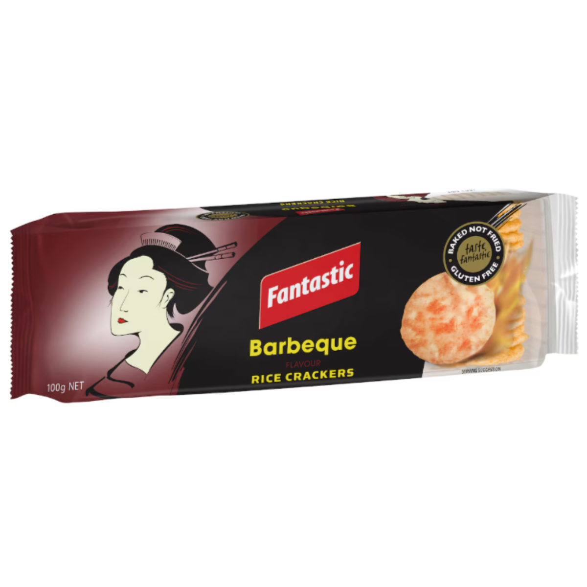 Fantastic Rice Crackers BBQ 100g