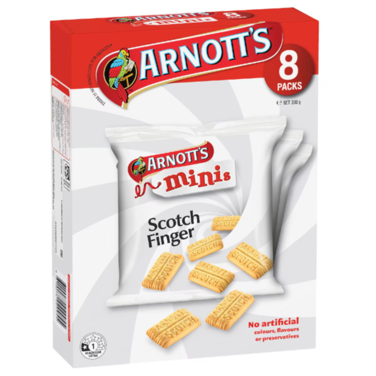 Arnott's Scotch Finger Minis Biscuits 8 pack