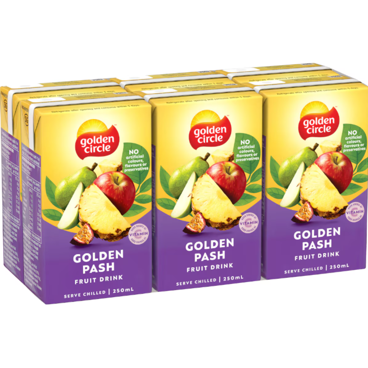Golden Circle Golden Pash Drink 250ml 6 Pack