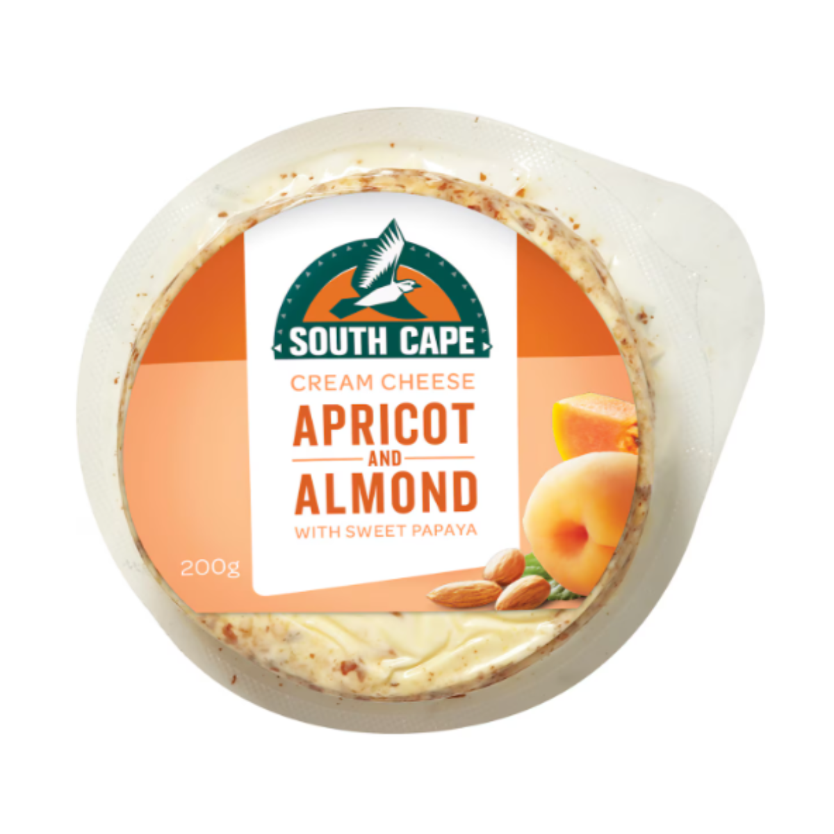 South Cape Cream Cheese Apricot & Almond 200g