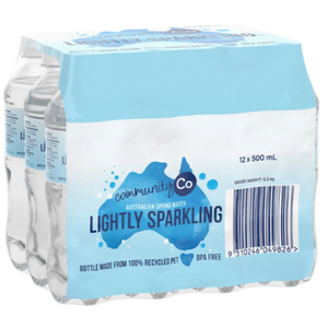 Community Co CP Lightly Sparkling Spring Water 12x500ml