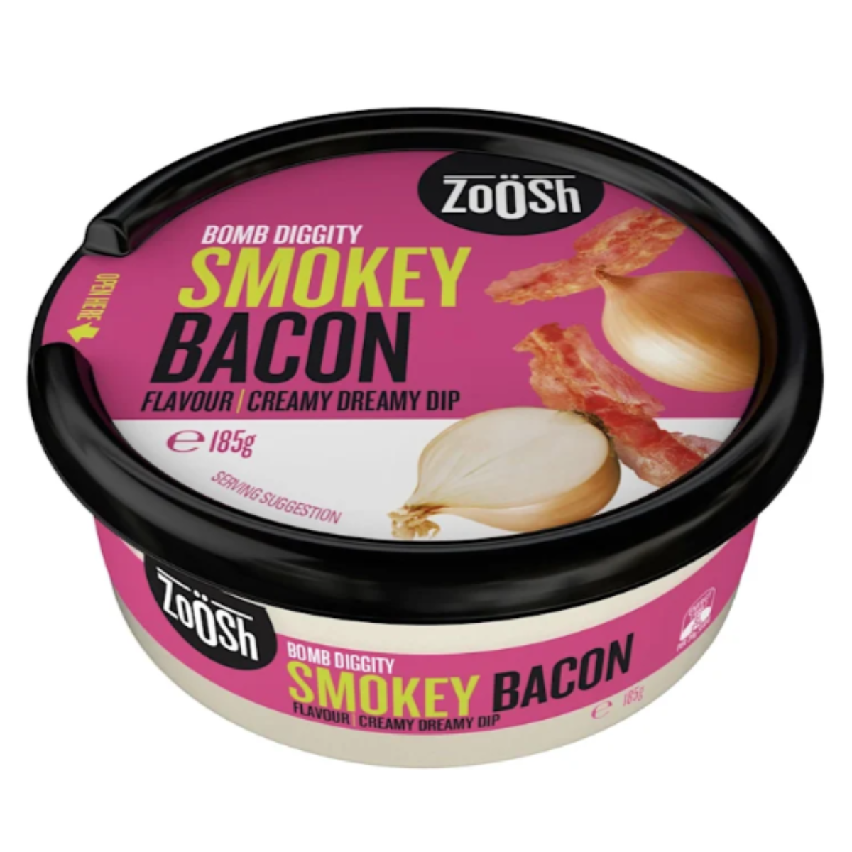 Zoosh Dip Smokey Bacon 185g