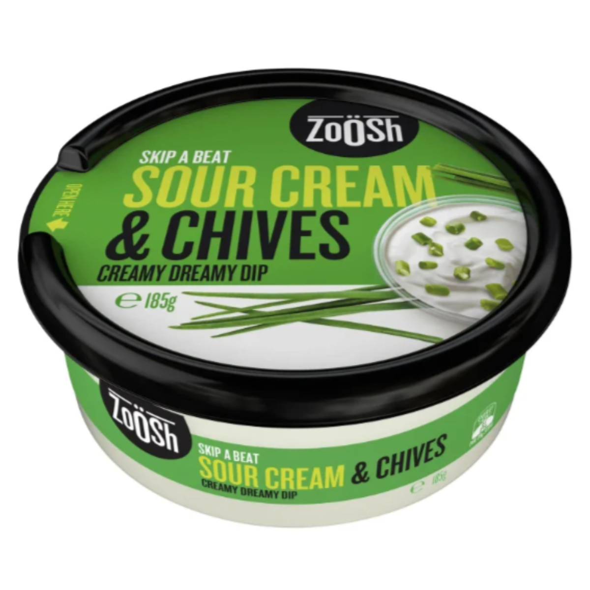 Zoosh Dip Sour Cream & Chives 185g