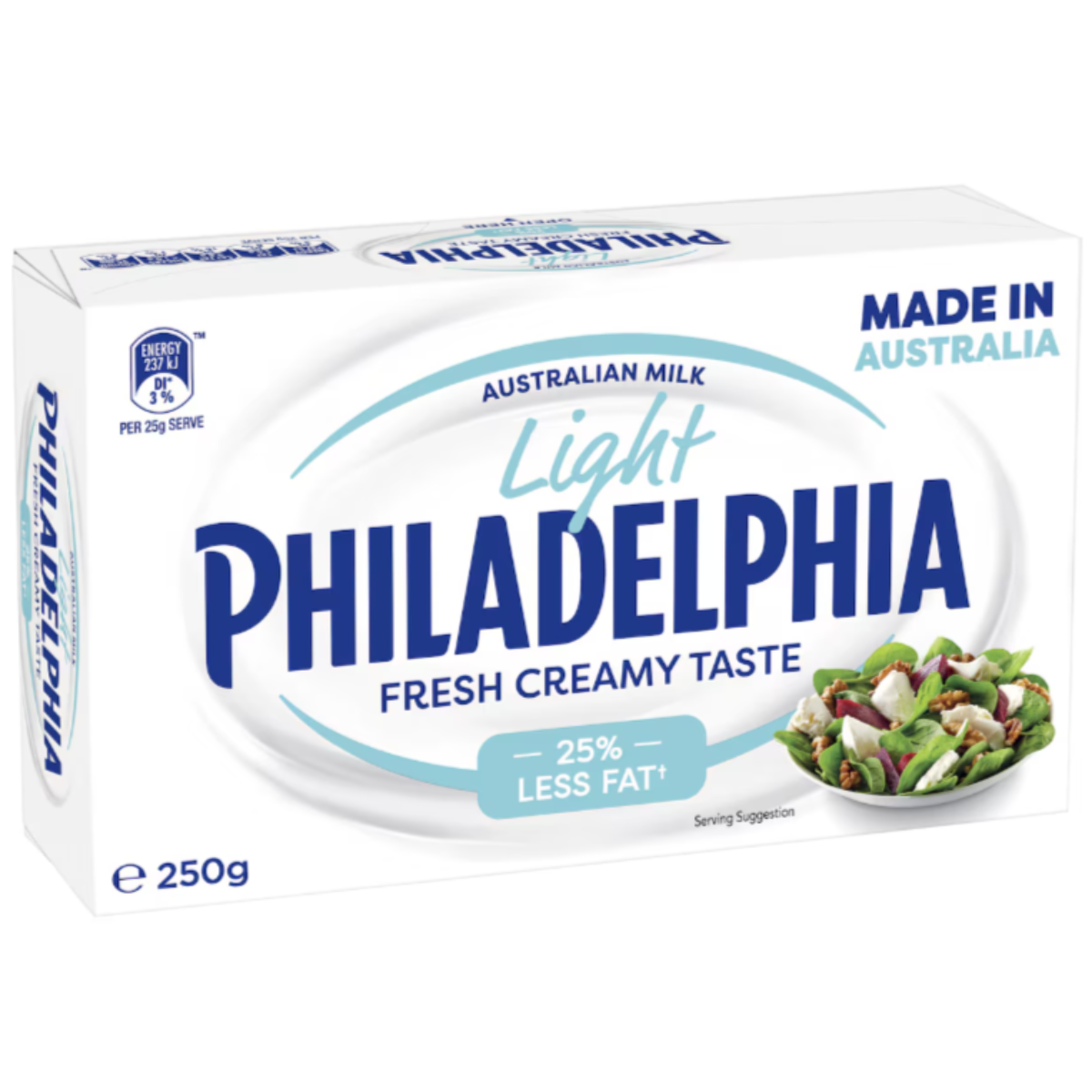 Philadelphia Cream Cheese Light Block 250g