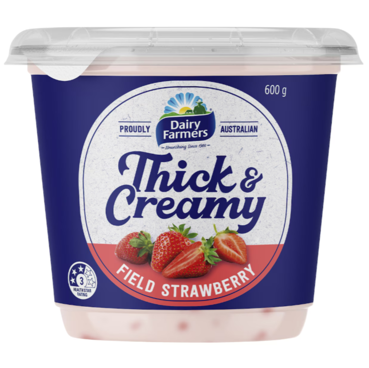 Dairy Farmers Thick n Creamy Field Strawberry 600g