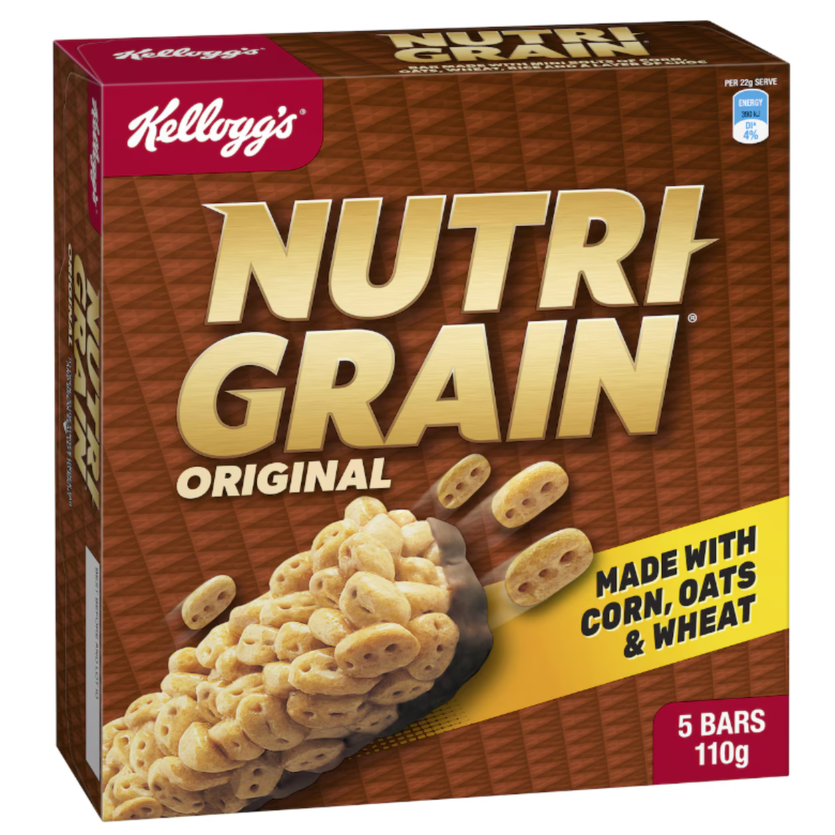 Kellogg's Nutri Grain Bars Original 5 Pack 110g