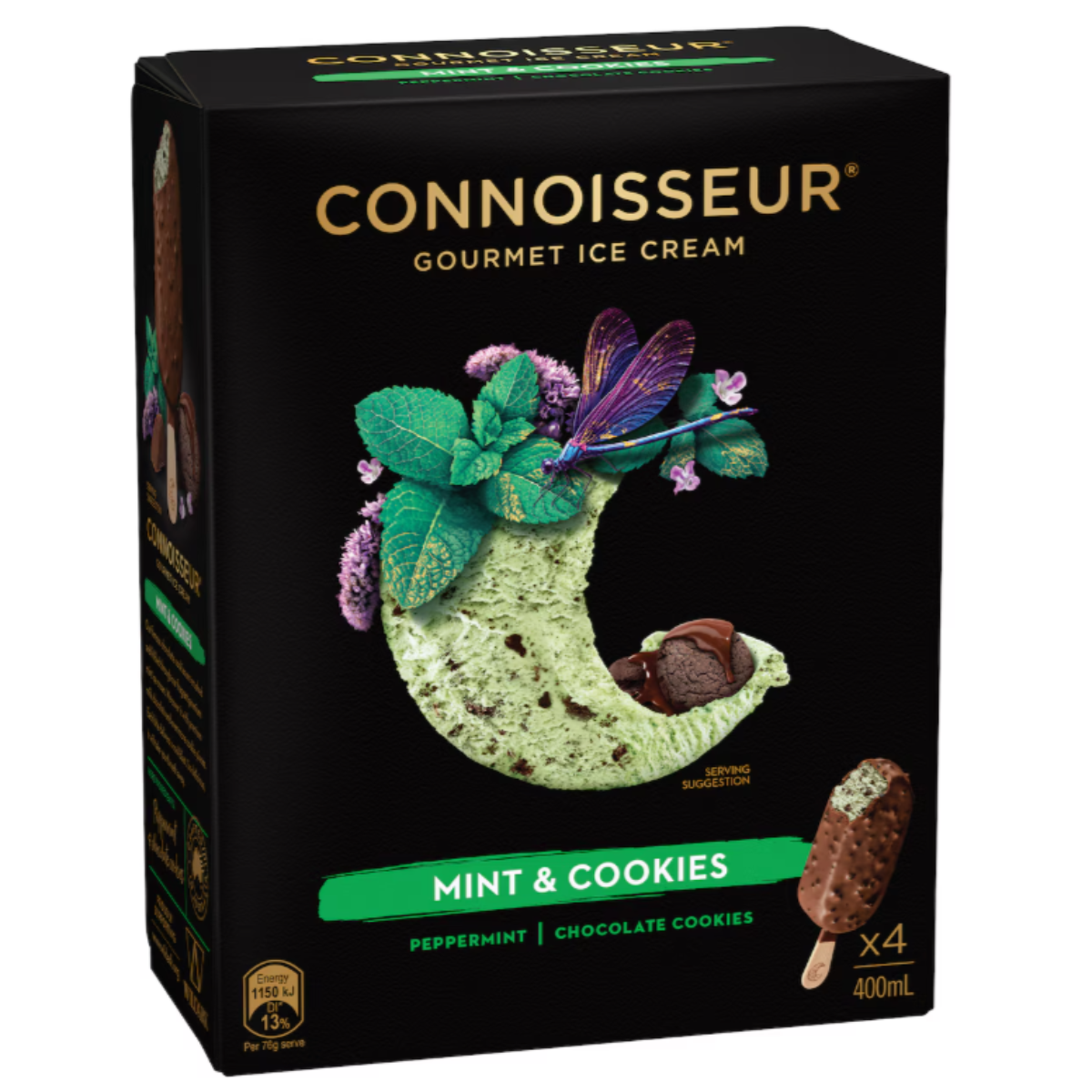 Connoisseur Gourmet Ice Cream Mint 4 Pack