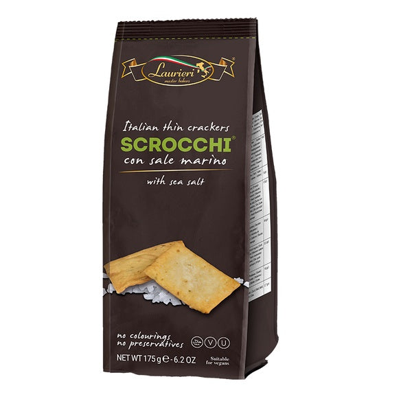 Laurieri Scrocchi Crackers - Garlic 175g