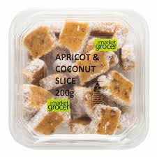 The Market Grocer Apricot & Coconut Slice 100g