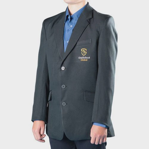 Blazer Navy Boys with Logo Size 12