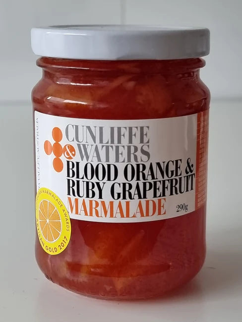 Cunliffe & Waters Blood Orange & Ruby Grapefruit Marmalade 290g