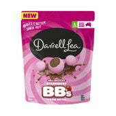 Darrell Lea BB's Strawberry Milk Chocolate Balls 168g